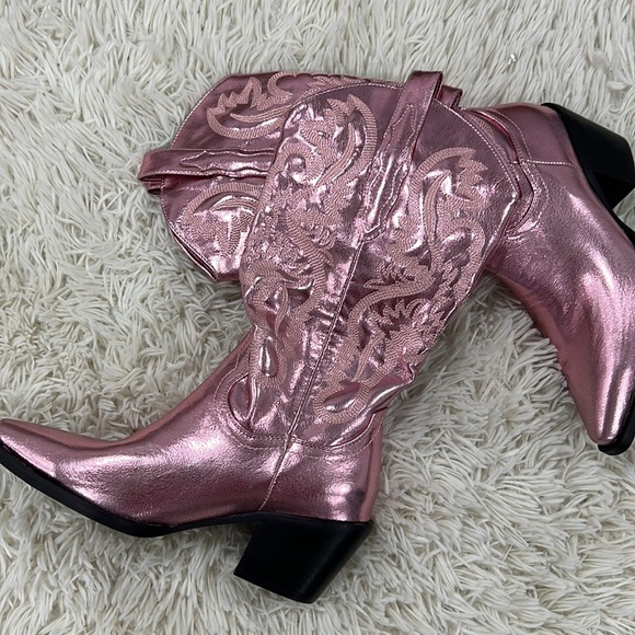 BILLINI DANILO PINK METALLIC boots - Picture 4 of 9